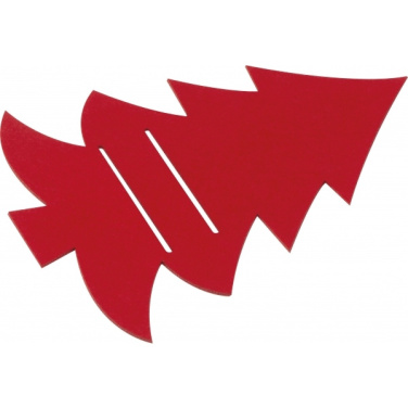 Logo trade mainoslahjat ja liikelahjat kuva: Ruokailuvälinetyyny joulukuusen muotoinen DUFFEL